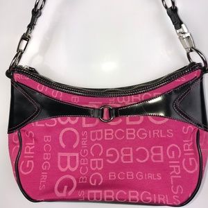 Pink and Black Handbag